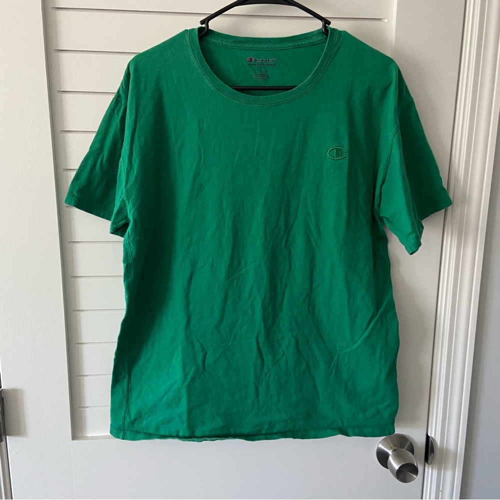 Champion Basic Green Men’s Tshirt Size Large